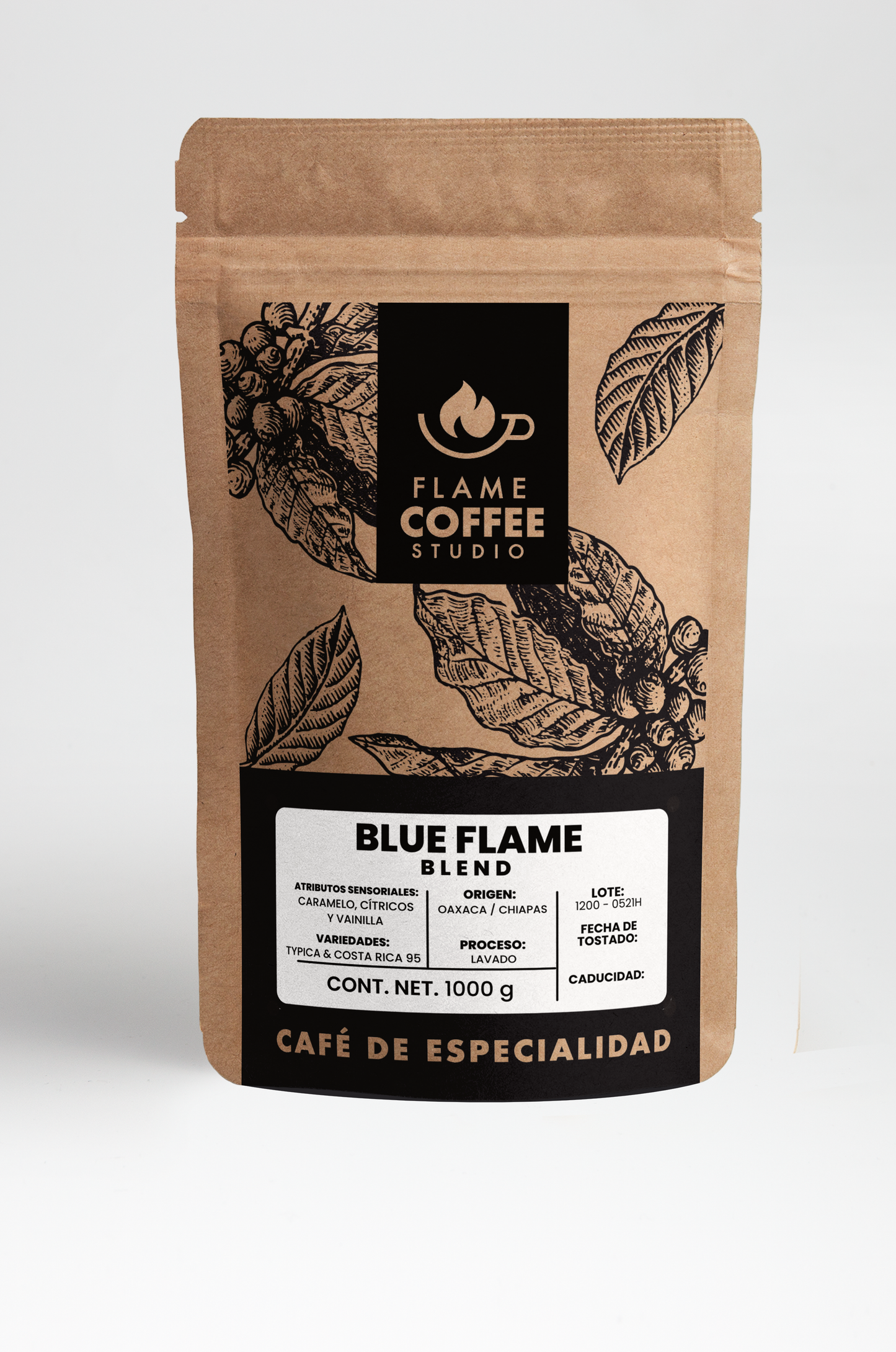 Blue Flame Blend Café Tostado Mezcla